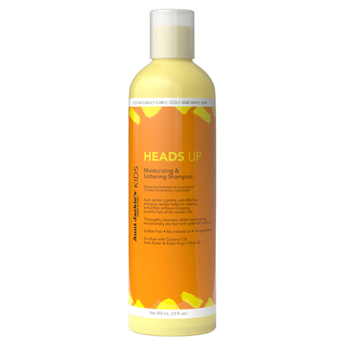 Aunt Jackies Girls - Heads Up Moisturizing & Softening Shampoo 12oz