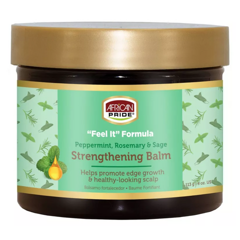 African Pride Feel It Formula Hair Strengthening Balm 4oz