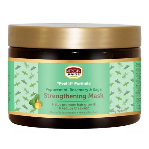 African Pride Feel It Formula Strengthening Mask Hair Treatment 12oz