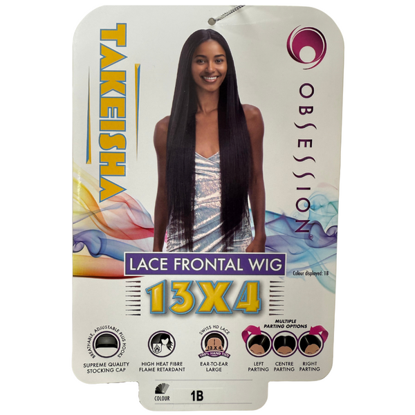 Obsession Synthetic Swiss HD Lace Front Free Part Wig - Takeisha