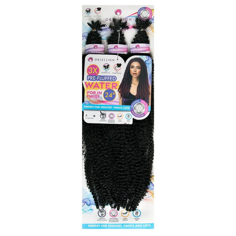 Obsession 3X Pre-Fluffed Water Pop in Twist 24"