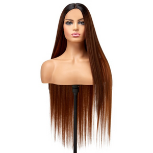 Obsession Human Hair Mix Fusion Lace Front Wig - Ayleen