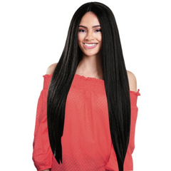 Obsession Human Hair Mix Fusion Lace Front Wig - Ayleen
