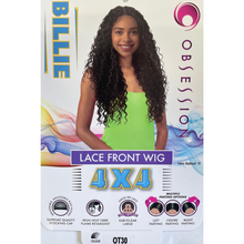 Load image into Gallery viewer, Obsession Synthetic Swiss HD 4x4 Lace Front Free Part Curly Hair Wig - Billie
