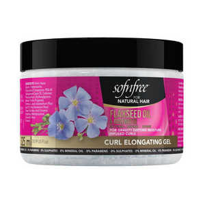 Soft N Free Curl Elongating Gel with Flaxseed Oil & Rosewater 10.99oz
