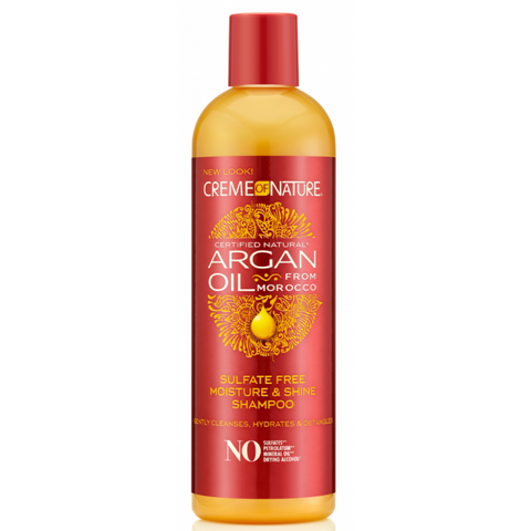 Creme Of Nature Argan Oil Sulfate Free Moisture And Shine Shampoo 12oz