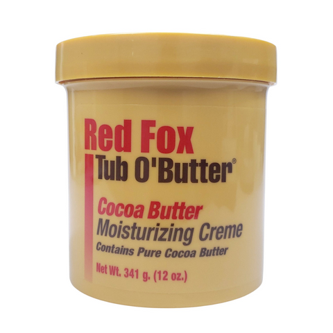 Red Fox Tub O’Butter Cocoa Butter Moisturizing Creme 12oz