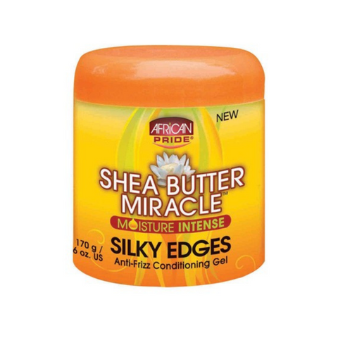 African Pride Shea Butter Miracle Moisture Intense Silky Edges 6oz