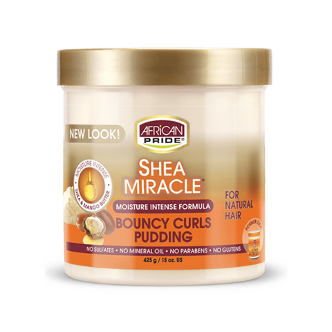 African Pride Shea Miracle Bouncy Curls Pudding 15oz