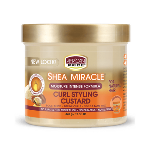 African Pride Shea Miracle Curl Styling Custard 12oz