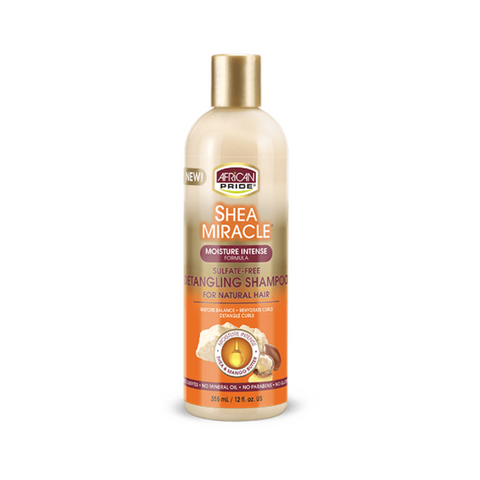 African Pride Shea Miracle Detangling Shampoo 12oz