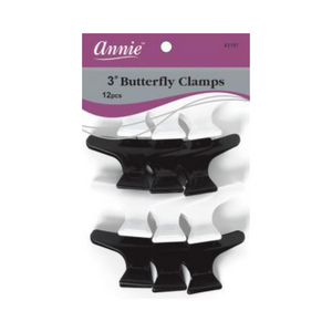 Annie 3" Butterfly clamps 12pcs