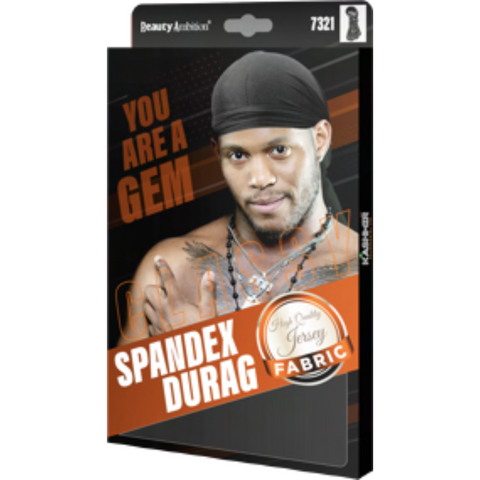 Beauty Ambition Black Spandex Durag 7321