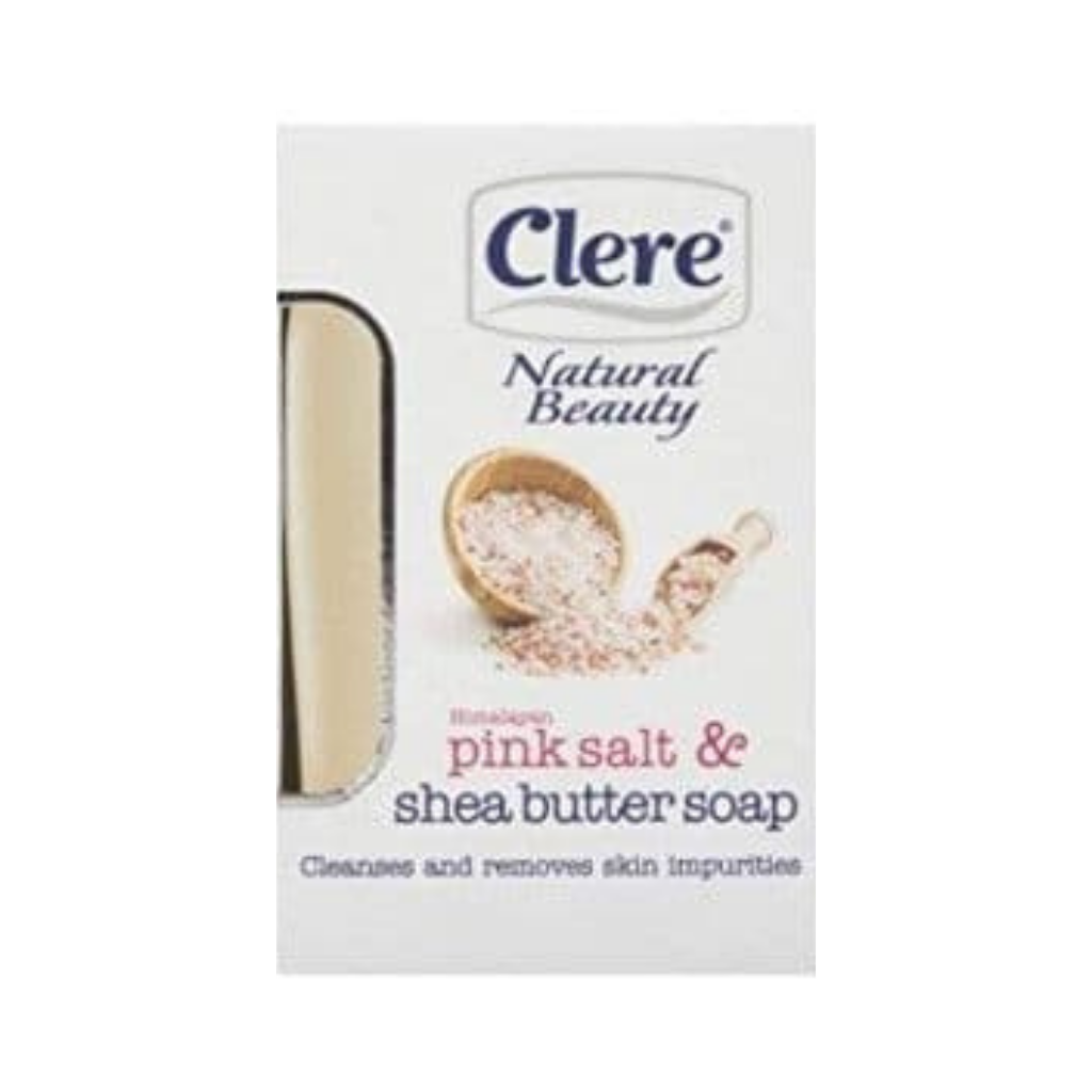 Clere Natural Pink Salt & Shea Butter Soap 150g