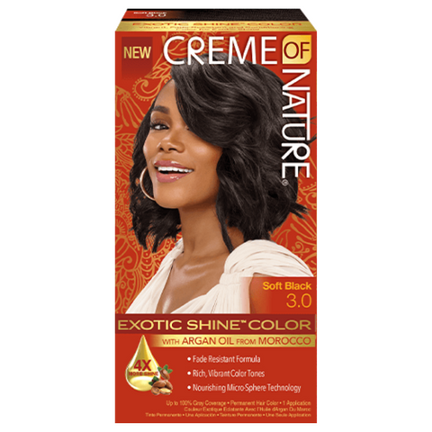 Creme Of Nature Exotic Shine Colour Soft Black 3.0