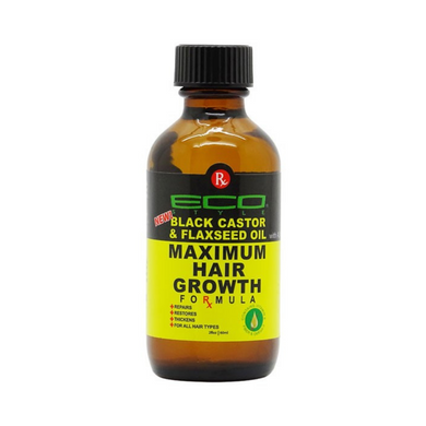 Eco Styler Black Castor And Flaxseed Oil Maximum Hair Growth Formula 4oz