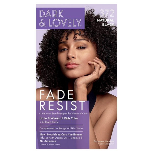 Dark & Lovely 372 Fade Resist Natural Black Rich Conditioning Color