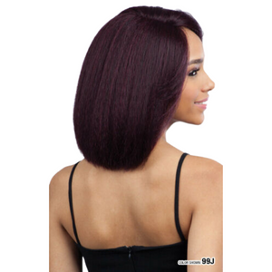 FreeTress Equal Lace Deep Invisible L Part Synthetic Lace Front Straight Style Bob Short Wig - Hania