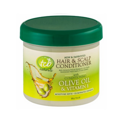 TCB Naturals Hair & Scalp Conditioner With Olive Oil & Vitamin E 10 oz