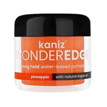 Load image into Gallery viewer, Kaniz Wonder Edge Pineapple Strong Hold Water Based Pomade With Natural Argan Oil 4oz
