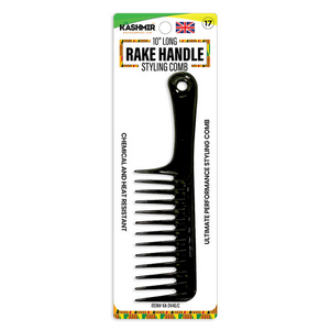Kashmir 10" Long Rake Handle Styling Comb 2446