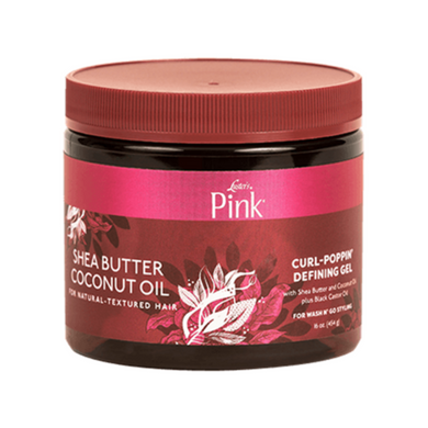 Luster’s Pink Shea Butter Coconut Oil Curl-Poppin Defining Gel 16oz