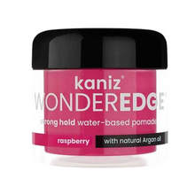 Load image into Gallery viewer, Kaniz Wonder Edge Raspberry Strong Hold Water Based Pomade 4oz
