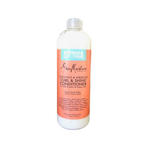 SheaMoisture Coconut & Hibiscus Curl & Shine Conditioner 19.5oz