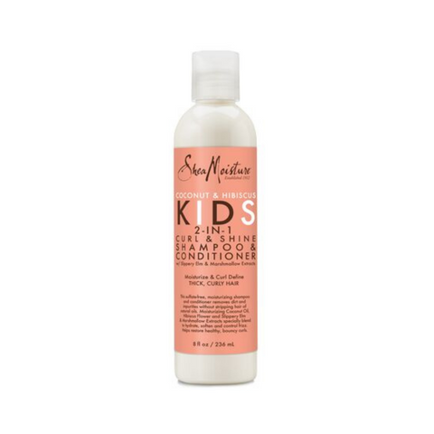 SheaMoisture Coconut & Hibiscus Kids 2-in-1 Curl & Shine Shampoo & Conditioner 8oz