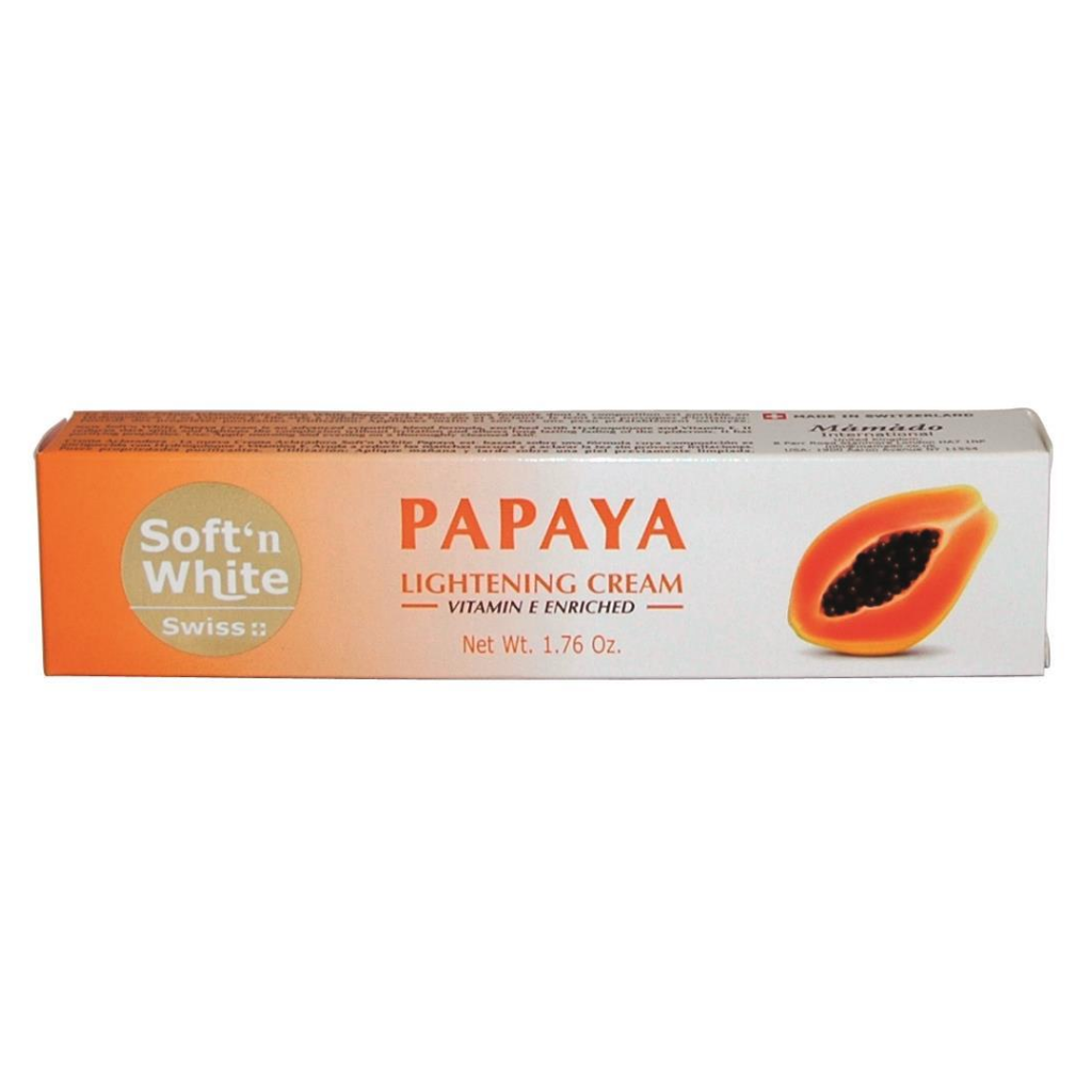 Swiss Soft’n White Papaya Lightening Cream 50g Wigoos