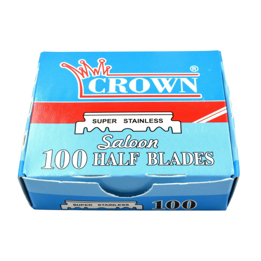 Crown Logo Razor Crown 100 Single Edge Razor Blades | Wigoos