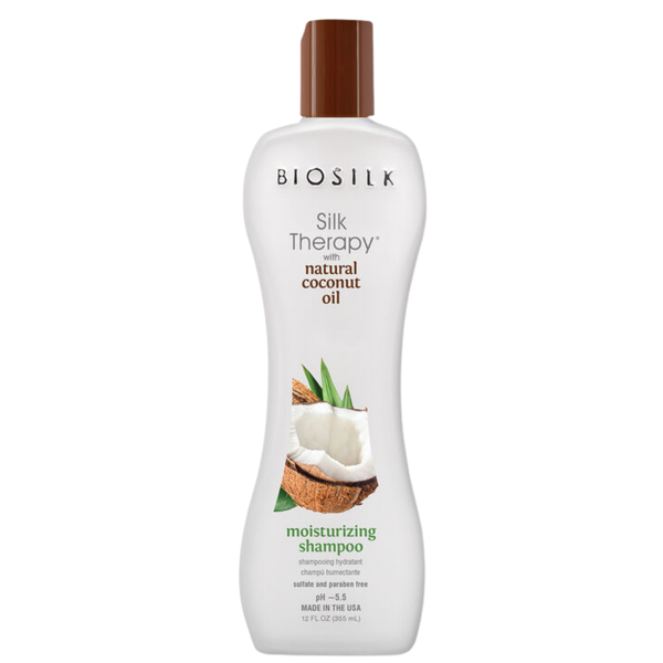 BioSilk Silk Therapy with Natural Coconut Oil Moisturizing Shampoo 355ml