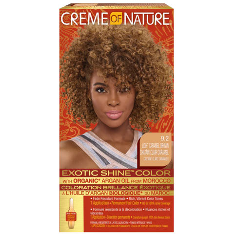 Creme Of Nature Exotic Shine Color with Argan Oil from Morocco - Light Caramel Brown 9.2