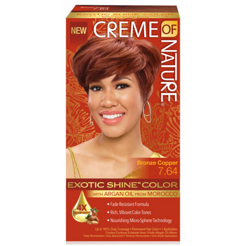 Creme of Nature Exotic Shine Color Bronze Copper 7.64