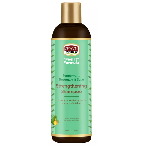 African Pride Feel It Formula Strengthening Shampoo 12oz