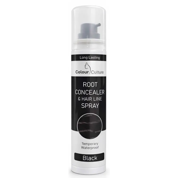 Colour Culture Root Concealer & Hair Line Spray Black 75ml