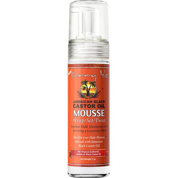 Sunny Isle Jamaican Black Castor Oil Mousse Wrap, Set & Twist 7oz