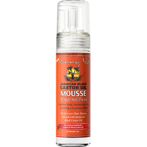 Sunny Isle Jamaican Black Castor Oil Mousse Wrap, Set & Twist 7oz