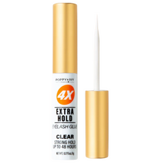 Poppy & Ivy 4X Extra Hold Eyelash Glue Clear – Long-Lasting Lash Adhesive 5g