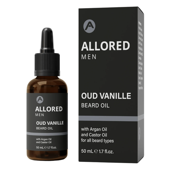 Allored Men Oud Vanille Beard Oil with Argan & Castor Oil 50ml