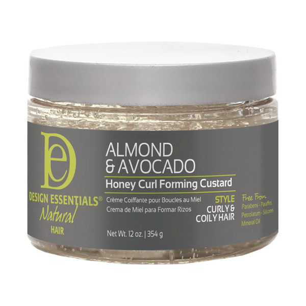 Design Essentials Natural Almond & Avocado Honey Curl Forming Custard 12oz