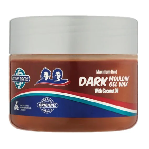 Stylin' Dredz Dark Mouldin' Gel Wax with Coconut Oil – Maximum Hold