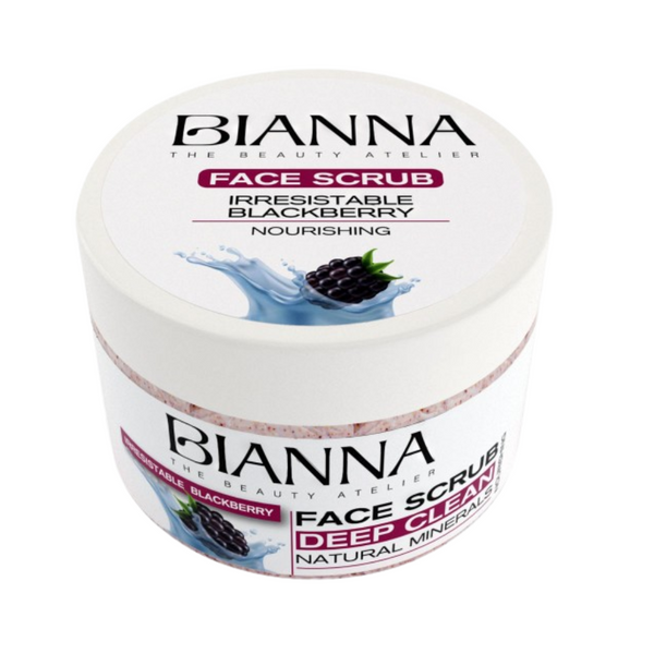 Bianna Face Scrub Deep Clean Irresistable Blackberry 250ml