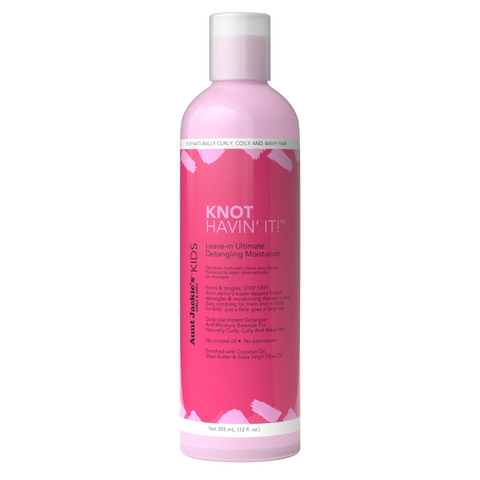 Aunt Jackie's Curls & Coils Girls Knot Havin' It! Leave-In Ultimate Detangling Moisturizer 12oz