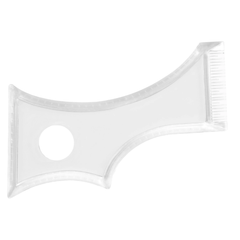 Tyche Hair & Beard Line Guide Transparent Barber Shaping Tool