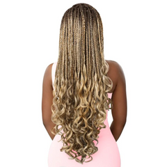 Obsession Boho French Curl Braid Lace Wig 26"