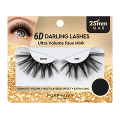 Poppy & Ivy 6D Darling Lashes 25mm Eyelashes- Ultra Volume Faux Mink