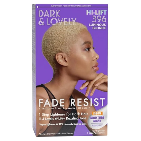 Dark & Lovely Fade Resist Hi-Lift 396 Luminous Blonde Hair Lightener