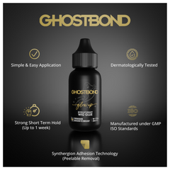 Ghost Bond Glow Up Advanced Wig Adhesive for a Secure and Comfortable Hold 1.3oz