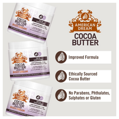 American Dream Cocoa Butter with Lavender Body Cream 16oz